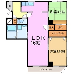 アビタマルフクの物件間取画像